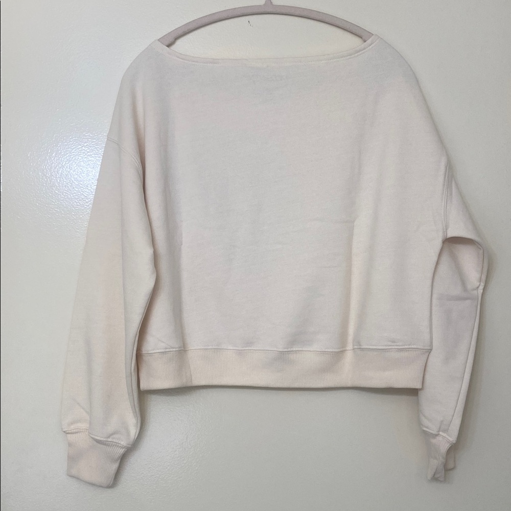 Cream Sweatshirt with Colorful Coquette Bow Designs - Picture 4 of 6